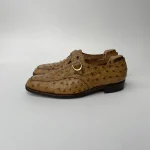 Ostrich quilled all over monk shoes Vadrouille