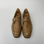 Ostrich quilled all over monk shoes Vadrouille