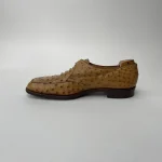 Ostrich quilled all over monk shoes Vadrouille